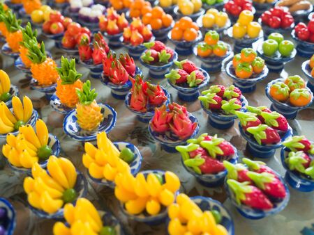 Thai local Fruit Model small one for saleの写真素材