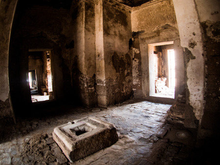Phra Prang Sam Yot, the Khmer temple in Lopburi, Thailand.の写真素材