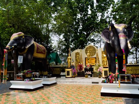 Wat Phra That Doi Kham Chiangmai, Thailandのeditorial素材