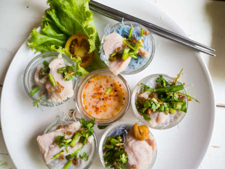 thai style noodle with pork