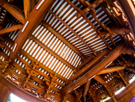 liu-rong-si, Pagoda, Temple of the Six Banyan Trees, Guangzhou China in Aug 2017.のeditorial素材