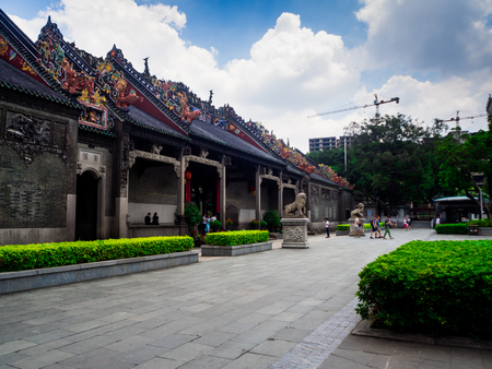 chen-jia-ci, ancestral hall of Chen clan academy, CIRCA August 2017, Guangzhou, CHINA.のeditorial素材