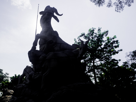 Yuexiu Park, Guangzhou city, China.の写真素材
