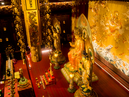 The Buddha Tooth Relic Temple, 12 Sep 2017, Singapore.のeditorial素材