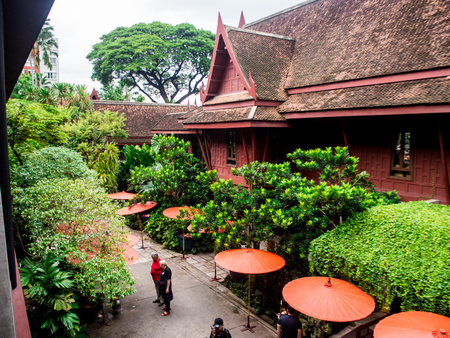 The Jim Thompson House is a museum in Bangkok, Thailand, Oct 9th, 2016.のeditorial素材
