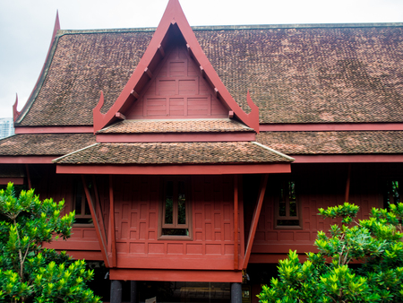 The Jim Thompson House is a museum in Bangkok, Thailand, Oct 9th, 2016.のeditorial素材