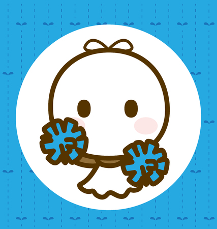 Teru teru bouzu : Rain Doll, Vector illustrationのイラスト素材