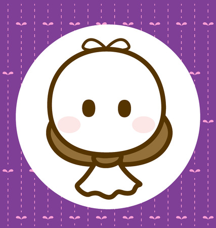 Teru teru bouzu : Rain Doll, Vector illustrationのイラスト素材