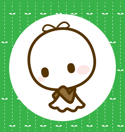 Teru teru bouzu : Rain Doll, Vector illustrationのイラスト素材