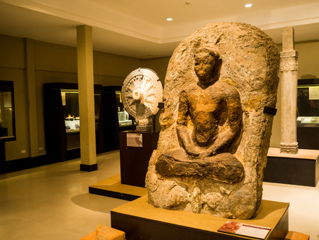 U-thong National Museum, Suphan Buri, Thailand : June 2018.のeditorial素材