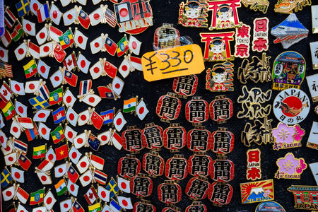 souvenir at Sensoji Temple or Asakusa TempleTokyo, Japan. Sep 22, 2018.のeditorial素材