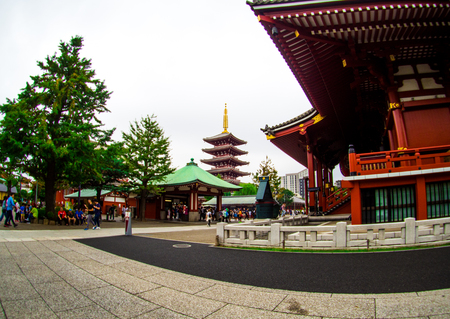 Sensoji Temple or Asakusa TempleTokyo, Japan. Sep 22, 2018.のeditorial素材