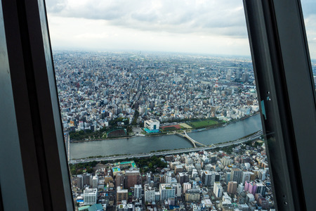 Landscape from Tokyo SkyTree, JAPAN - Sep 2018.のeditorial素材