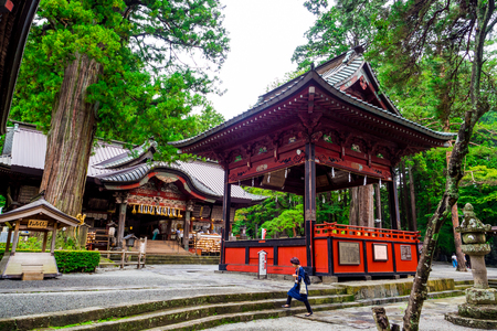 Fujiyoshida Sengen Shrine, Japan - Sep 2018.のeditorial素材