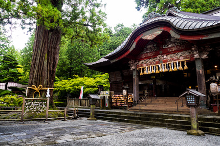Fujiyoshida Sengen Shrine, Japan - Sep 2018.のeditorial素材