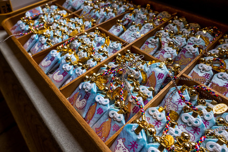 Souvenir in Fujiyoshida Sengen Shrine, Japan - Sep 2018.のeditorial素材