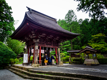 Fujiyoshida Sengen Shrine, Japan - Sep 2018.のeditorial素材