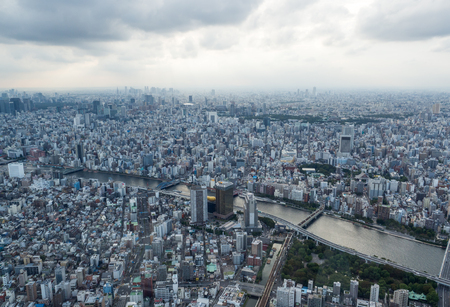 Landscape from Tokyo SkyTree, JAPAN - Sep 2018.のeditorial素材