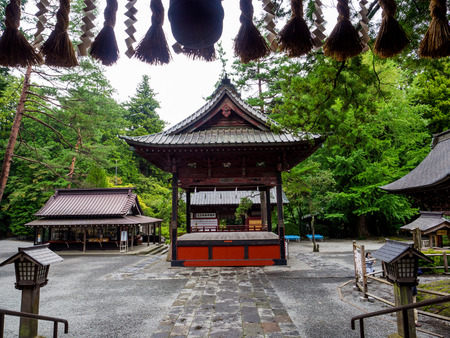 Fujiyoshida Sengen Shrine, Japan - Sep 2018.のeditorial素材