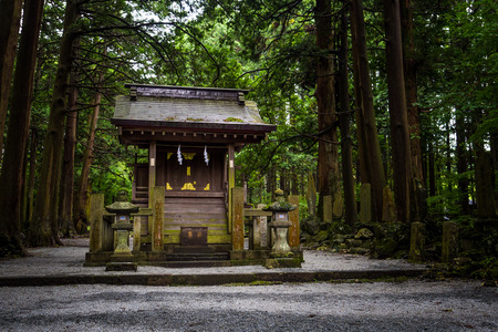 Fujiyoshida Sengen Shrine, Japan - Sep 2018.のeditorial素材