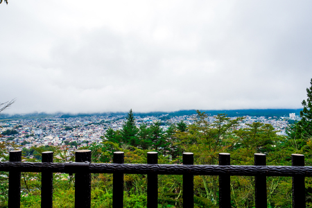 View on Chureito Pagoda Fujiyoshida Yamanashi in japan, Sep 2018.のeditorial素材