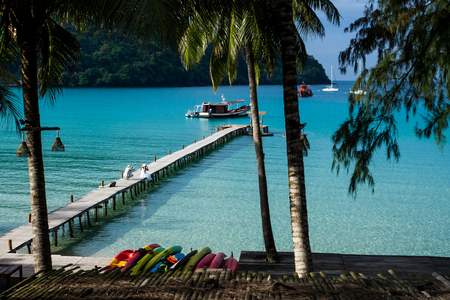 beautiful island, koh kood island, Trat Thailand, Nov 2018.の写真素材