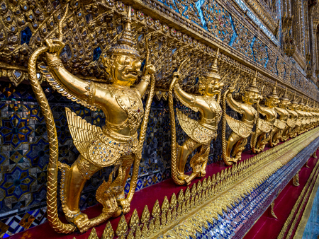 The Grand palace and Wat phra keaw in Bangkok, Thailand, May 2019のeditorial素材