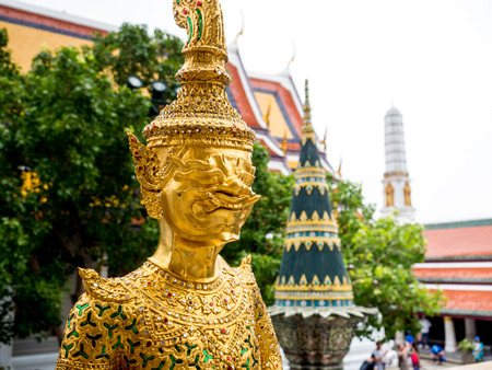 The Grand palace and Wat phra keaw in Bangkok, Thailand, May 2019のeditorial素材