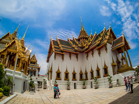 The Grand palace and Wat phra keaw in Bangkok, Thailand, May 2019のeditorial素材