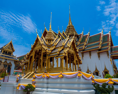 The Grand palace and Wat phra keaw in Bangkok, Thailand, May 2019のeditorial素材