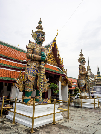 The Grand palace and Wat phra keaw in Bangkok, Thailand, May 2019のeditorial素材