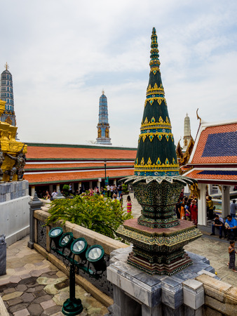 The Grand palace and Wat phra keaw in Bangkok, Thailand, May 2019のeditorial素材