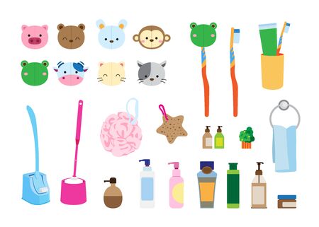 Bathroom object and furniture, Vector illustrationの写真素材
