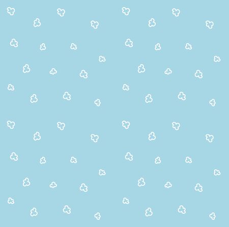 Hand Drawn Childish Style Vector Pattern Set. illustration.のイラスト素材
