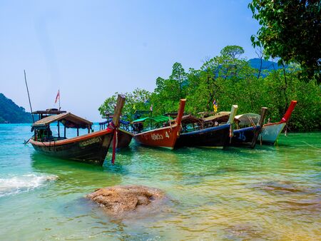 Mai Ngam Bay, Mu Koh Surin National Park, Phang-nga, Thailand : March 2019のeditorial素材