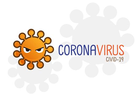 Corona Virus 2020. virus disease, Infographic, Logo, symbol & how to prevent.: Vector illustrationのイラスト素材