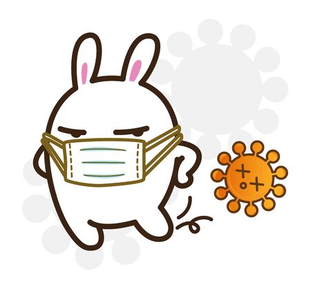 Corona Virus 2020. virus disease, Infographic, Logo, symbol & how to prevent.: Vector illustrationのイラスト素材