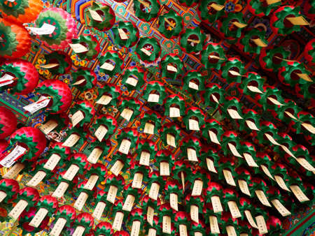 Myogaksa Temple Stay to pray to god and meditate for body mind spirit soul  in The buddhist temple, Seoul, South Korea :  SEP 2019のeditorial素材