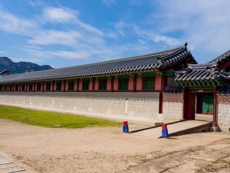 Gyeongbokgung Palace in Seoul, South Korea : SEP 19, 2019のeditorial素材