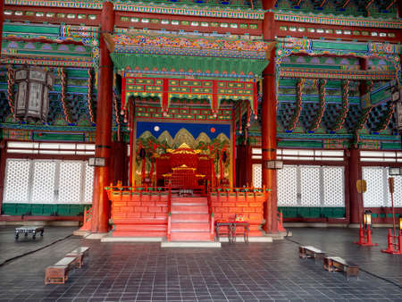 Gyeongbokgung Palace in Seoul, South Korea : SEP 19, 2019