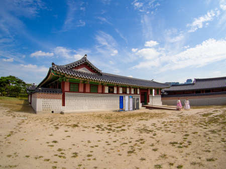 Gyeongbokgung Palace in Seoul, South Korea : SEP 19, 2019のeditorial素材