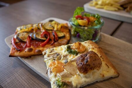 Pizza Setの写真素材