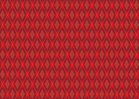 Argyle pattern redのイラスト素材