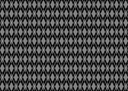 Argyle pattern monotoneのイラスト素材