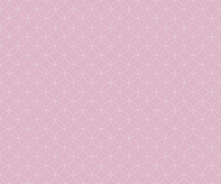 The Traditional Japanese Pattern Shippo Pinkのイラスト素材