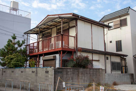 Old vacant house in Japanのeditorial素材