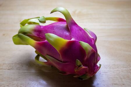 Pink different color fruit, dragon fruit/pitayaの写真素材