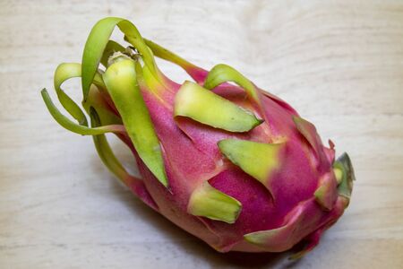 Pink different color fruit, dragon fruit/pitayaの写真素材