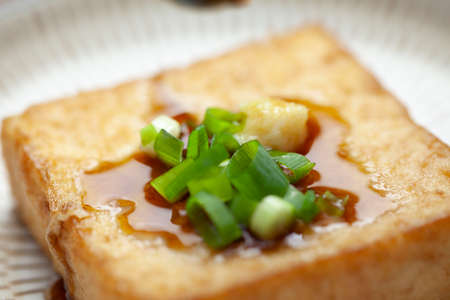 Japanese food / Baked deep-fried tofuの写真素材