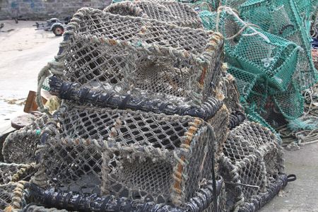 Lobster Potsの写真素材